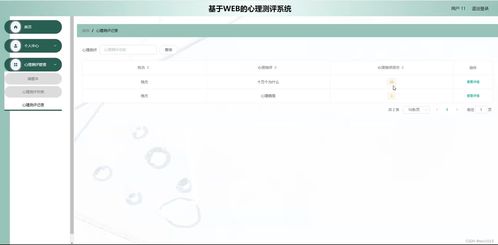 java ssm計算機畢業設計基于web的心理測評系統52223 源碼 程序 數據庫 部署